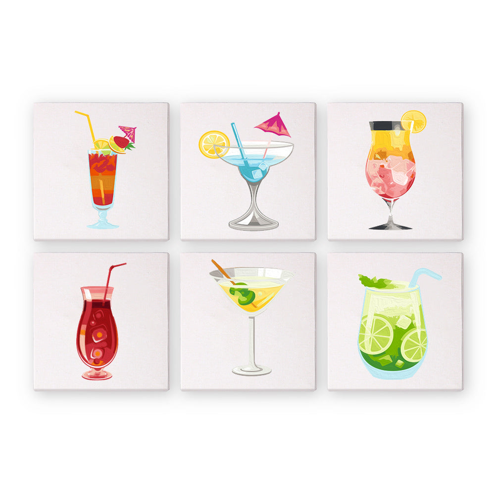 Mini Cocktail Party - Paint by Numbers Kit