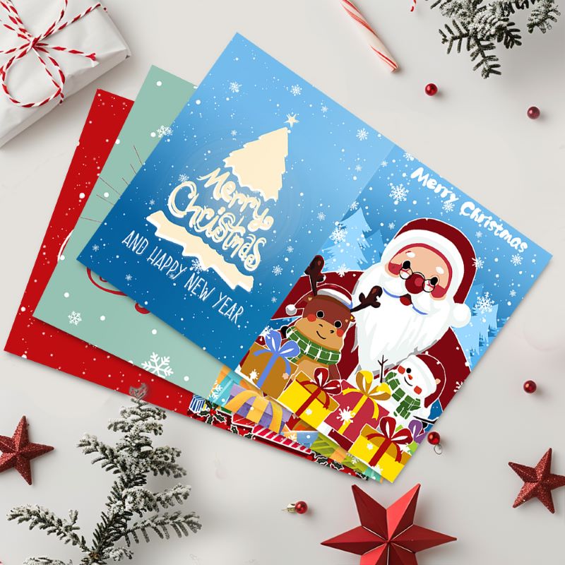 Holiday Greetings Cards - Set C - Detail 3
