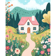 Rainbow House & Garden - Paint by Numbers Kit