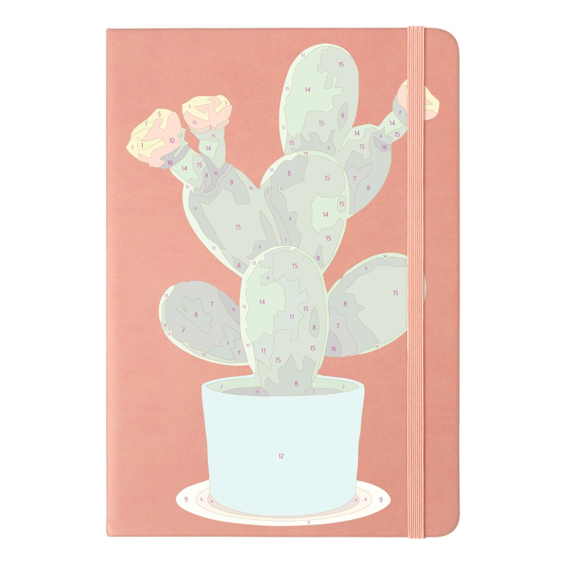 Cactus Bliss: Paint by Numbers Notebook - Detail 6