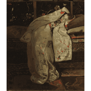 Graceful Girl in a White Kimono - Paint by Numbers Kit
