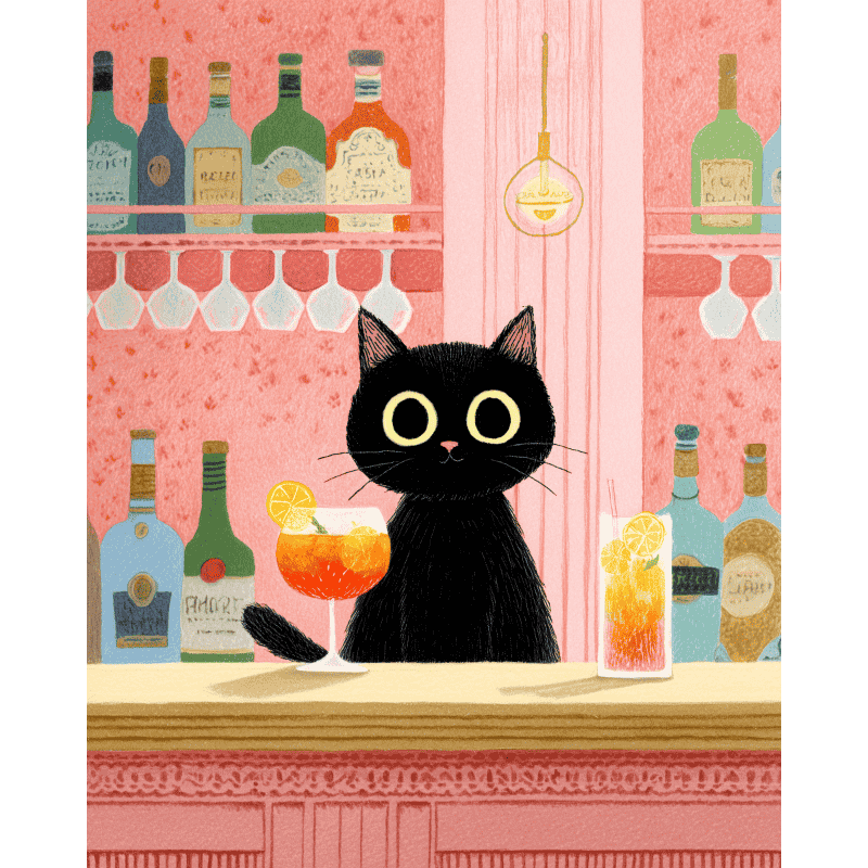 Barside Black Cat | Paint by Number - Paint by Numbers Kit