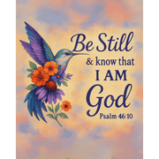 Holy Hummingbird: Verse & Faith - Paint by Numbers Kit