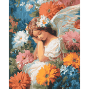 Angel of Flowers | Faith & Grace - Paint by Numbers Kit