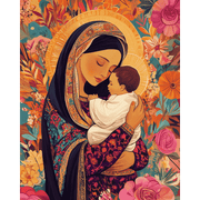 Mother’s Love: Heartfelt Portrait - Paint by Numbers Kit