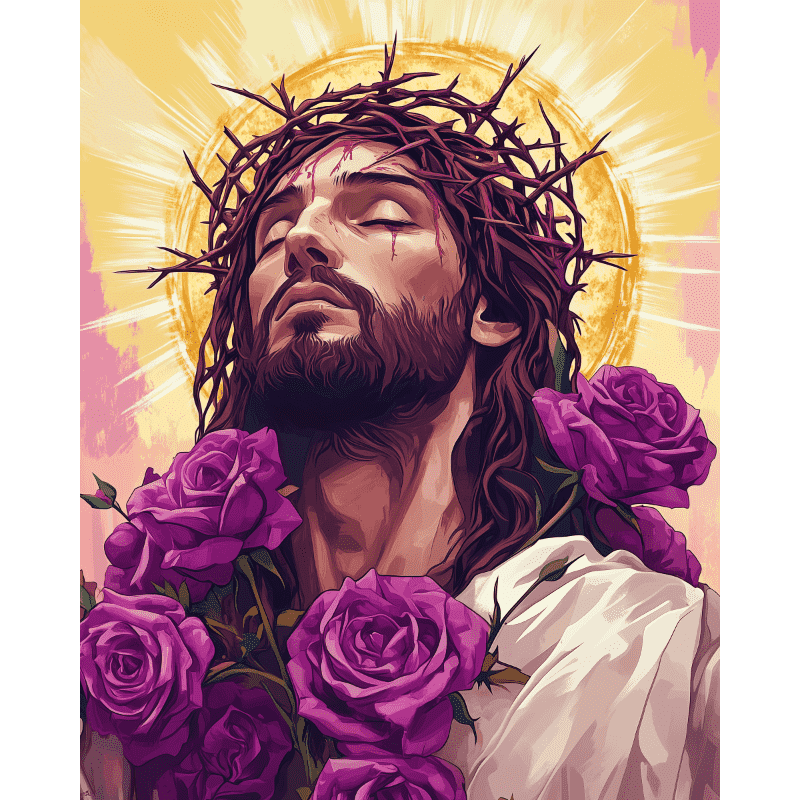Thorn Crown Grace | Paint by Number - Paint by Numbers Kit