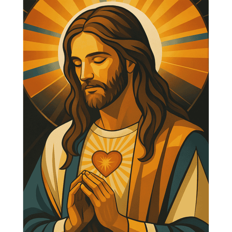 Prayers of Peace | Paint by Number - Paint by Numbers Kit