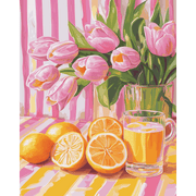 Juicy Tulip Delight - Paint by Numbers Kit