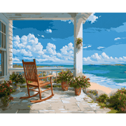 Peaceful Beachside Serenity - Paint by Numbers Kit