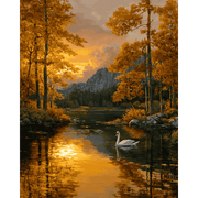 Golden Hour Reflections - Paint by Numbers Kit