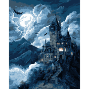 Count Dracula’s Haunted Castle - Paint by Numbers Kit