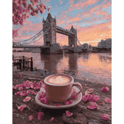 City Coffee Break Bliss - Paint by Numbers Kit