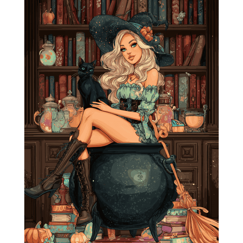Enchanted Witch’s Potion - Paint by Numbers Kit