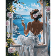 Wine & Ocean Breeze - Paint by Numbers Kit
