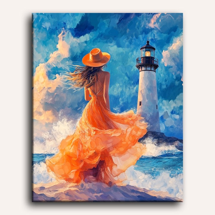 Lighthouse Keeper’s Seaside Moment - Detail 2