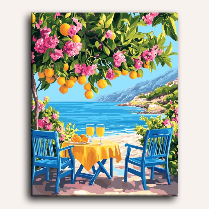 Citrus Splash by the Sea - Detail 2