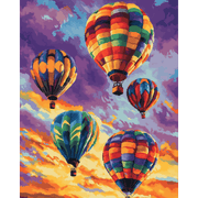 Colorful Skyward Adventure - Paint by Numbers Kit