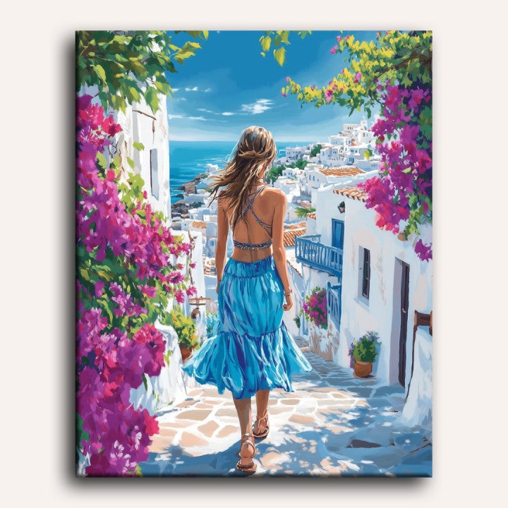 Santorini Sunset Stroll - Detail 2