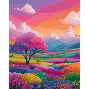 Vivid Landscape Escape - Paint by Numbers Kit