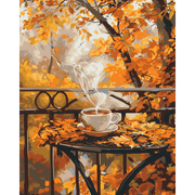 Cozy Cup of Autumn - Paint by Numbers Kit