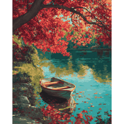 Serene Shoreline Escape - Paint by Numbers Kit