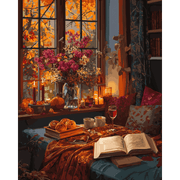 Cozy Autumn Evening - Paint by Numbers Kit