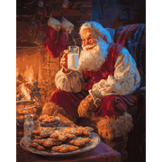 Santa’s Cozy Moment - Paint by Numbers Kit