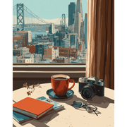 City Lights & Cozy Moments - Paint by Numbers Kit