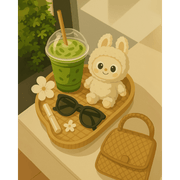 Matcha Mornings Paint Kit - Paint by Numbers Kit