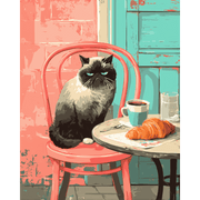 Morning Grumpiness in Color - Paint by Numbers Kit