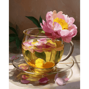 Soothing Herbal Tea Art - Paint by Numbers Kit