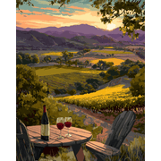 Vineyard Dreams Landscape - Paint by Numbers Kit