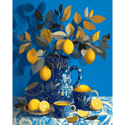 Citrus Bliss Porcelain Scene - Paint by Numbers Kit