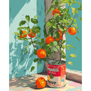 Citrus Symphony in a Can - Paint by Numbers Kit