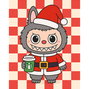 Festive Holiday Doll - Paint by Numbers Kit