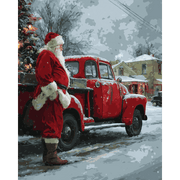 Santa’s Festive Ride - Paint by Numbers Kit