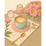 Evening Romance & Soft Glow - Paint by Numbers Kit