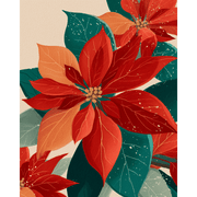 December Blooms - Paint by Numbers Kit