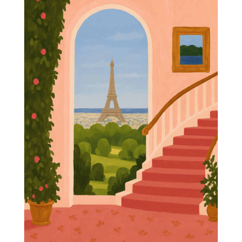 Morning in Montparnasse - Paint by Numbers Kit