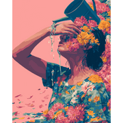 Inner Bloom Watercolor Inspiration - Paint by Numbers Kit