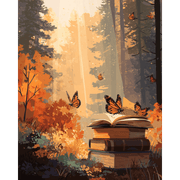 Autumn Dreams & Falling Leaves - Paint by Numbers Kit
