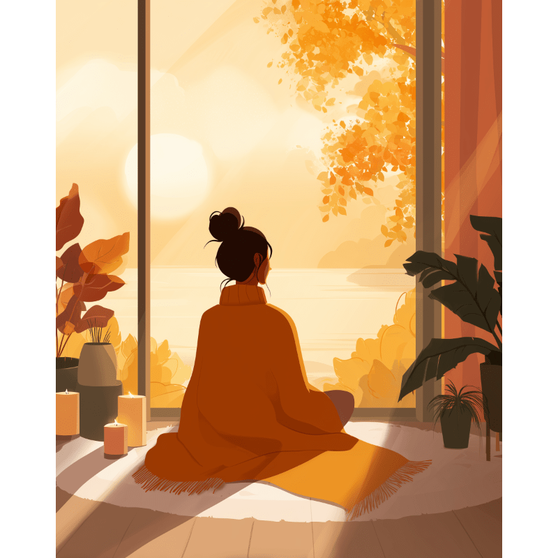 Silent Autumn Nights - Paint by Numbers Kit