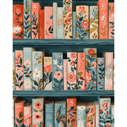 Floral Stories & Shelves - Paint by Numbers Kit