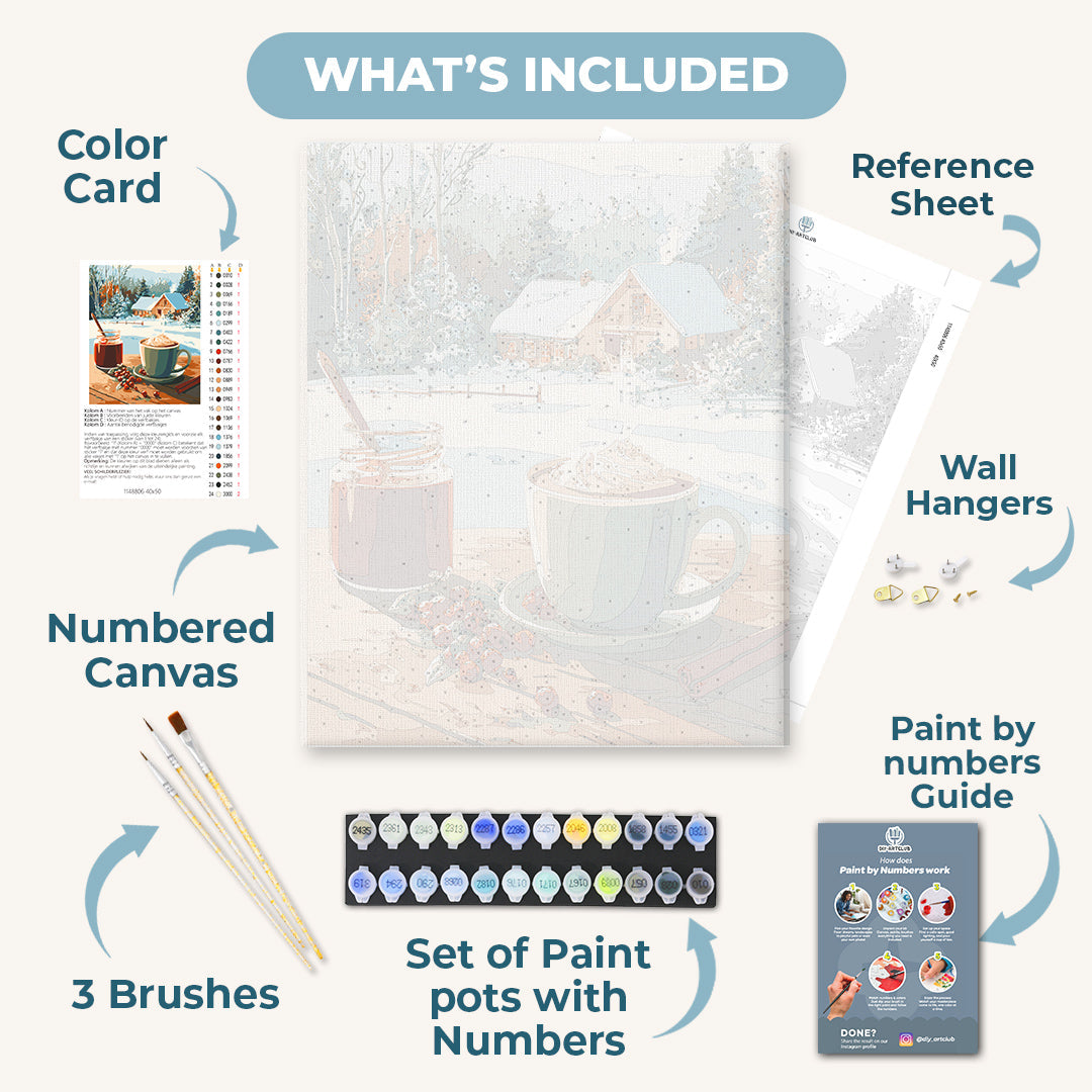 Winter Cabin Cozy Scene - Detail 3