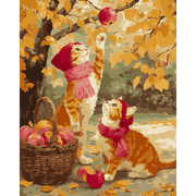 Autumn Apple Harvest - Paint by Numbers Kit