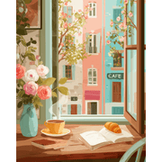 French Morning Muse - Paint by Numbers Kit