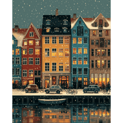 Copenhagen Winter Charm - Paint by Numbers Kit