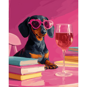 Happy Hour Puppers - Paint by Numbers Kit