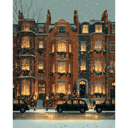 London Streets at Dusk - Paint by Numbers Kit