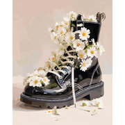 Spring Steps & Daisies - Paint by Numbers Kit